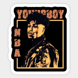 Vintage youngboy Sticker